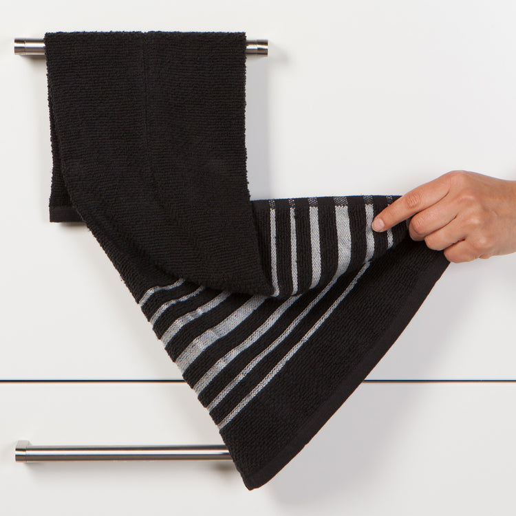 Hang-Up Black Dishtowel