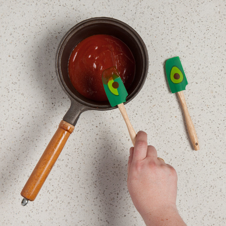 Avocados Mini Silicone Spatulas Set of 2