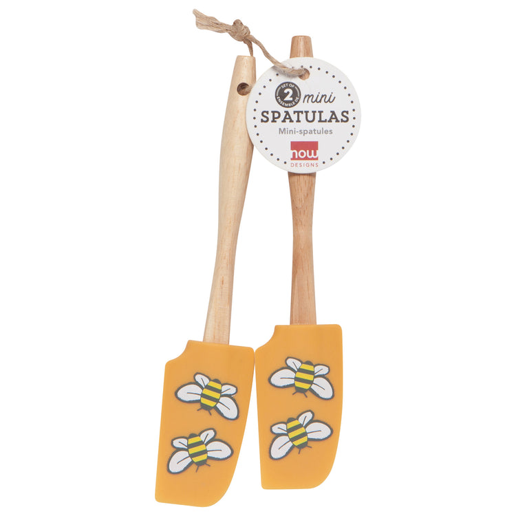 Bees Mini Silicone Spatulas Set of 2