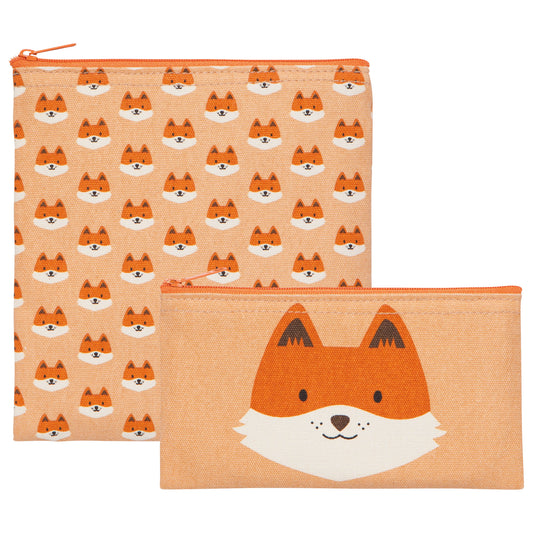 Fox Snack Bags Set of 2