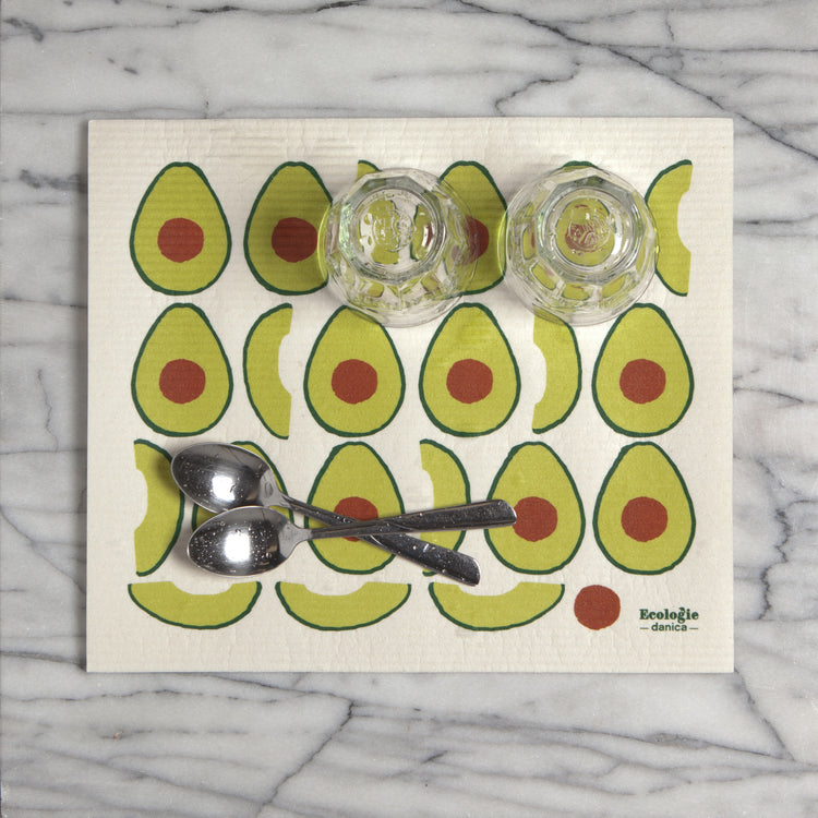 Avocados XL Swedish Sponge Cloth
