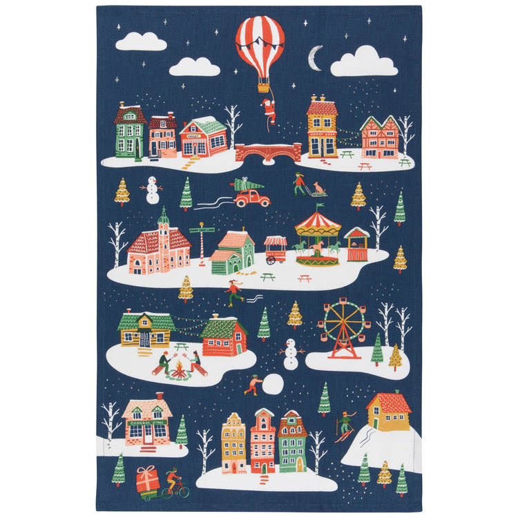 Candy Cane Lane Cotton Dishtowels Set of 2