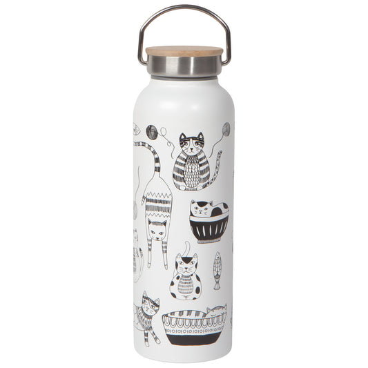Purr Party Stainless Steel Water Bottle