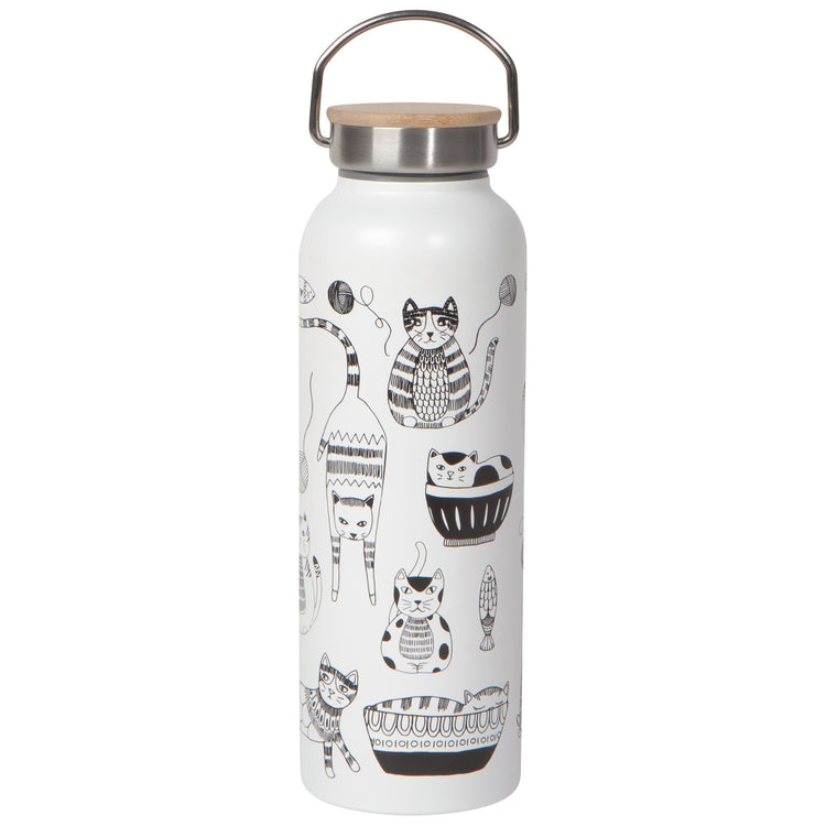 Purr Party Stainless Steel Water Bottle