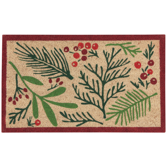 Bough and Berry Coir Fibre Doormat