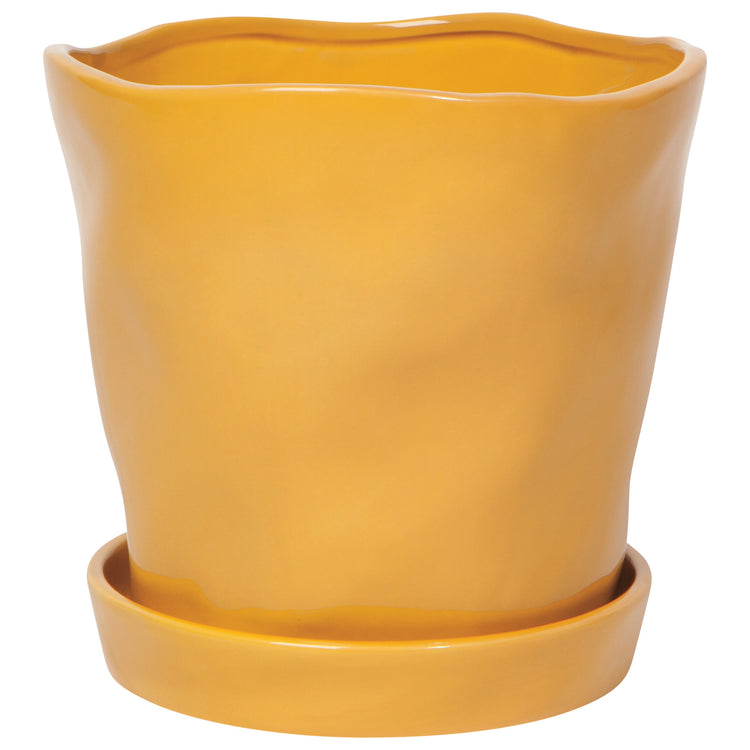 Ochre Chroma Plant Pot Large 6.5 inch