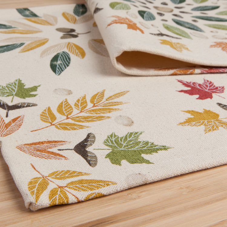 Fall Foliage Table Runner 72 Inches