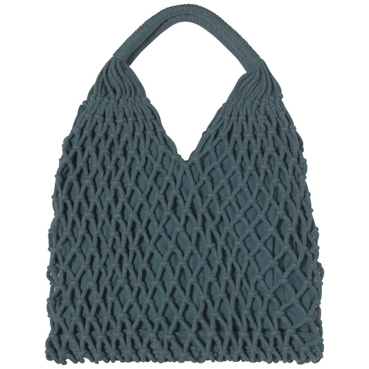 Lagoon Macrame Tote Bag