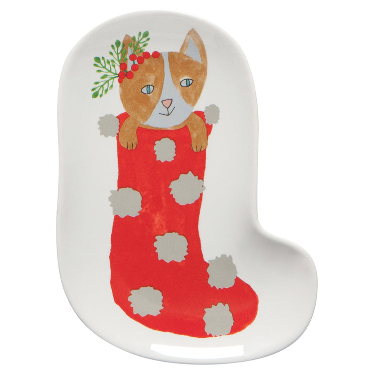 Meowy Christmas Shaped Dishes Set of 3