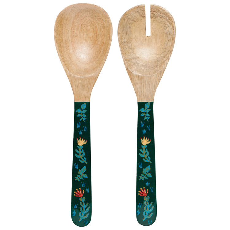 Boundless Mango Wood Salad Servers Set of 2