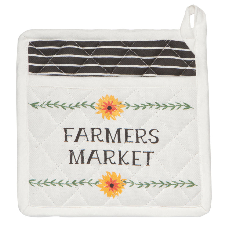 Farmers Market Spruce Potholder