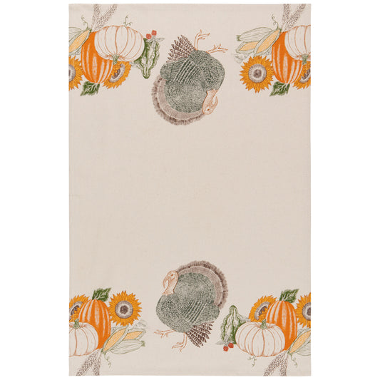 Cornucopia Printed Cotton Dishtowel
