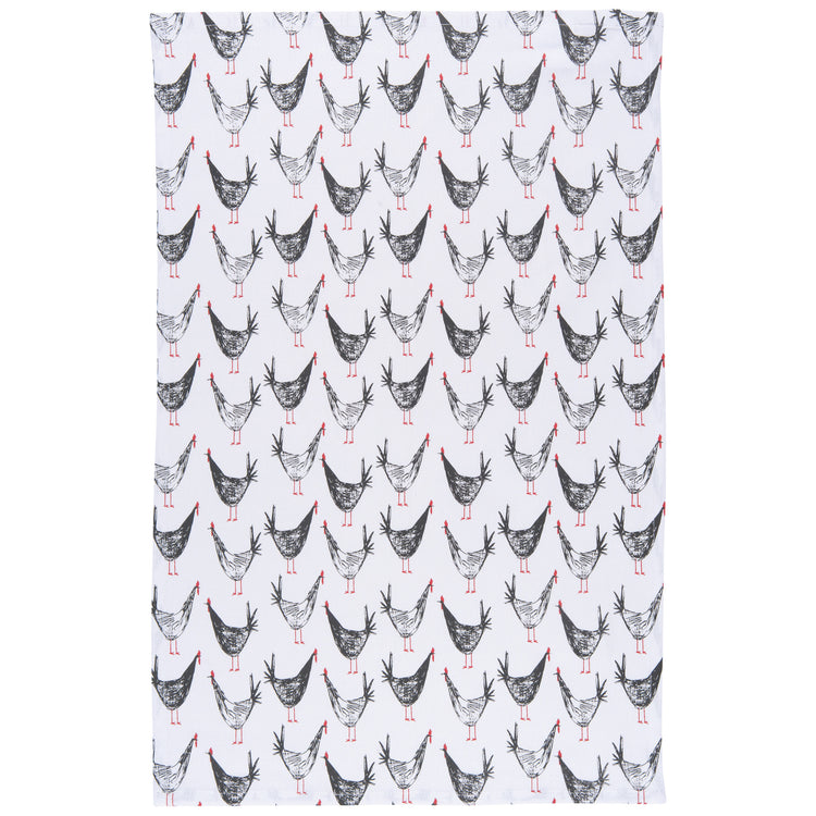 Chicken Scratch Dishtowel