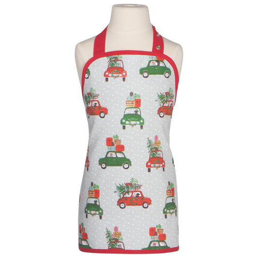 Winter Wheels Kids Apron