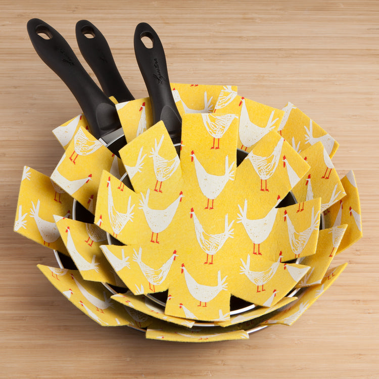 Chicken Pan Protectors Set of 3