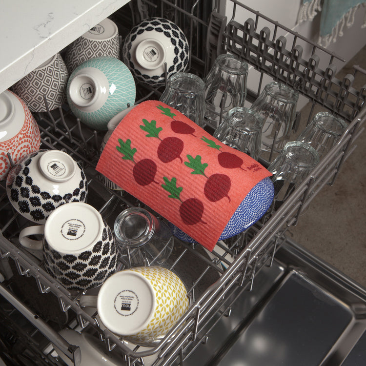 Radishes Swedish Sponge Cloth