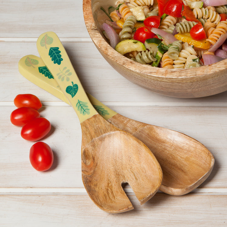 Haven Mango Wood Salad Servers Set of 2