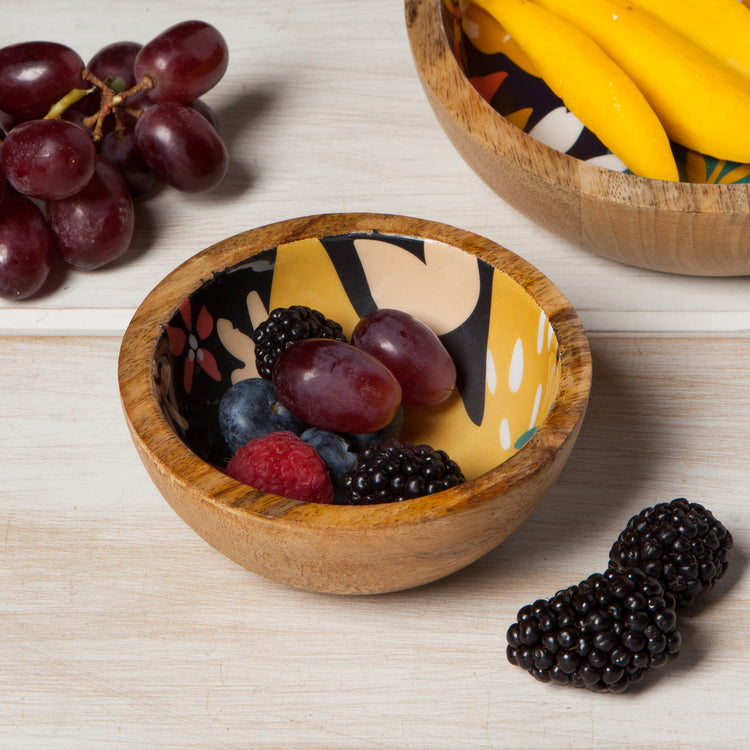 Superbloom Mango Wood Mini Bowl