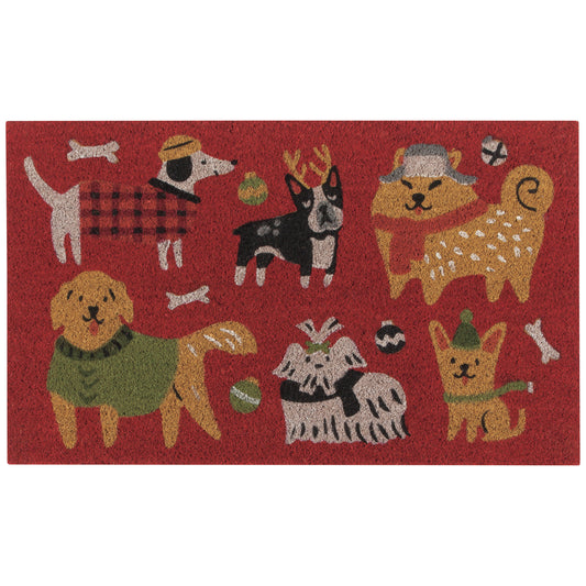Yule Dogs Coir Fibre Doormat