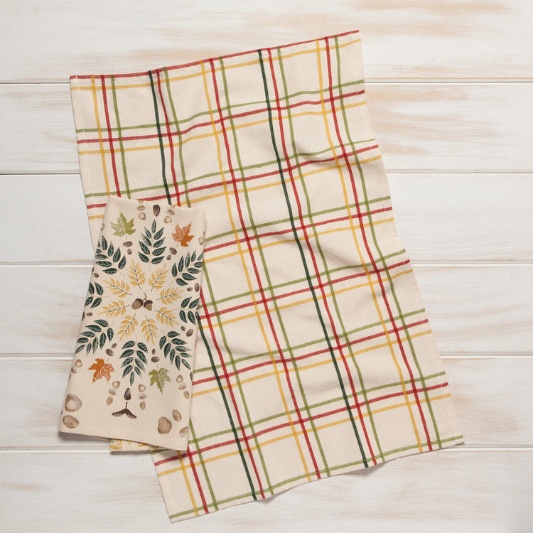 Fall Foliage Dishtowels Set of 2