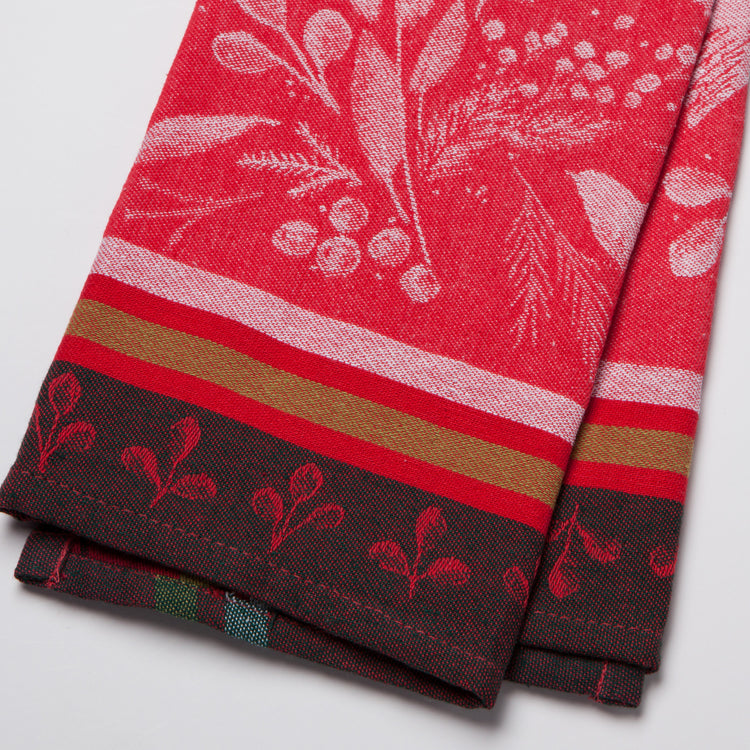 Winterbough Christmas Jacquard Dishtowel