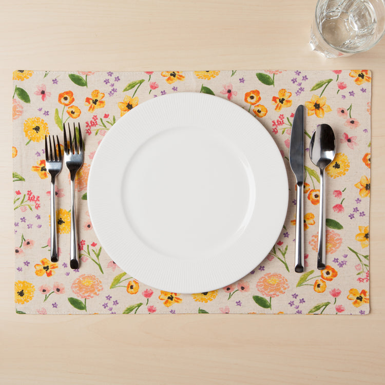 Cottage Floral Printed Placemat