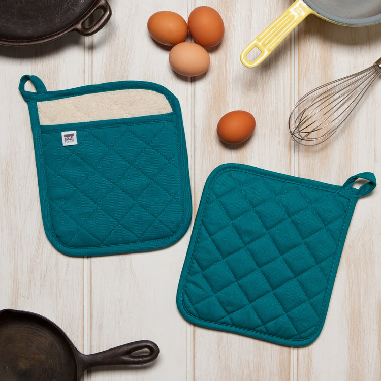 Superior Peacock Green Potholder