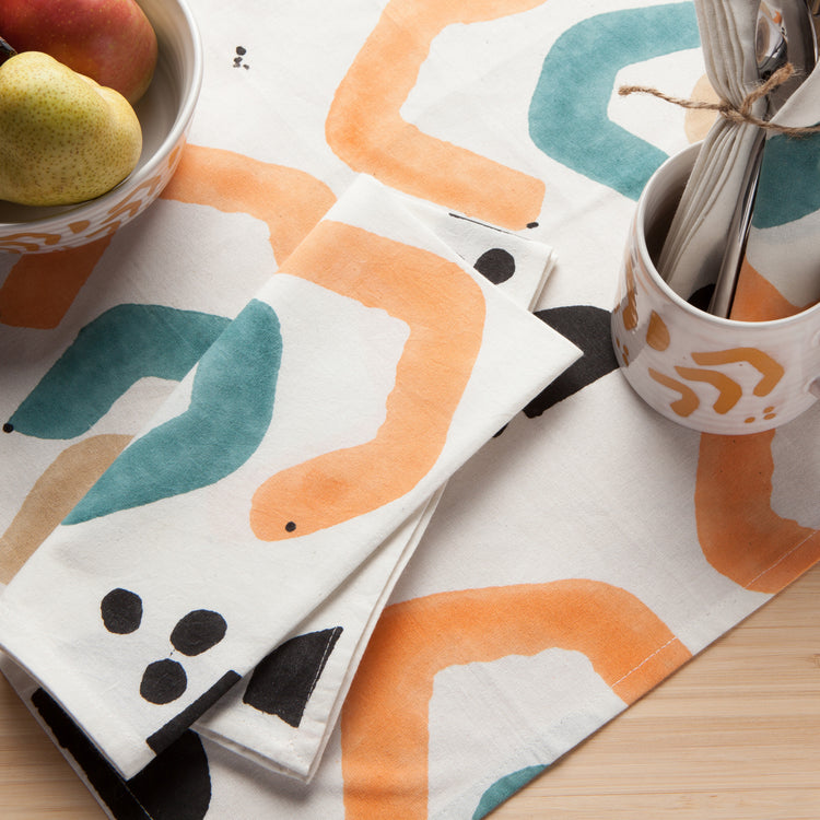 Echo Block Print Napkins Set of 4