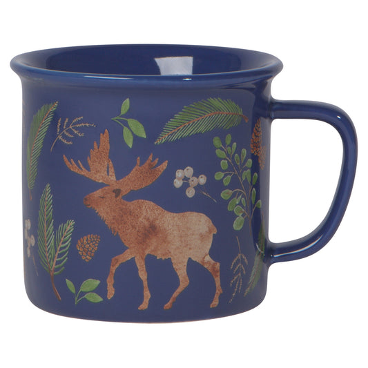 Winter Moose Heritage Mug
