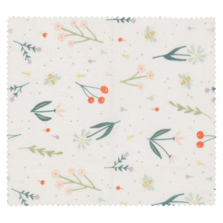 Petite Fleur Beeswax Food Wrap Set of 3