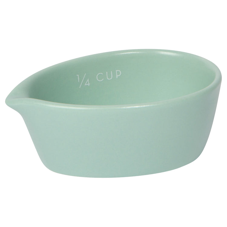 Leaf Stoneware Measuring Cups Set of 4