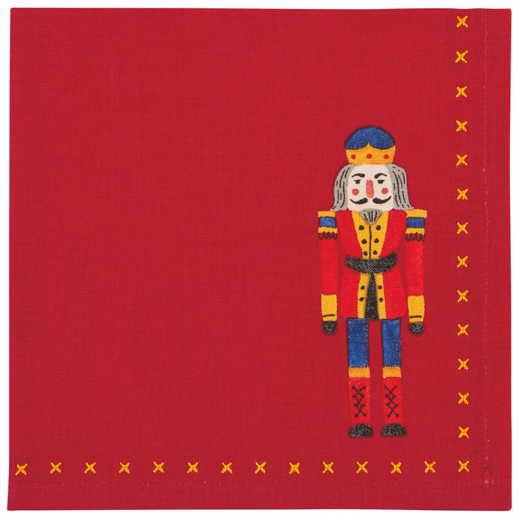 Nutcracker Christmas Napkins Set of 4