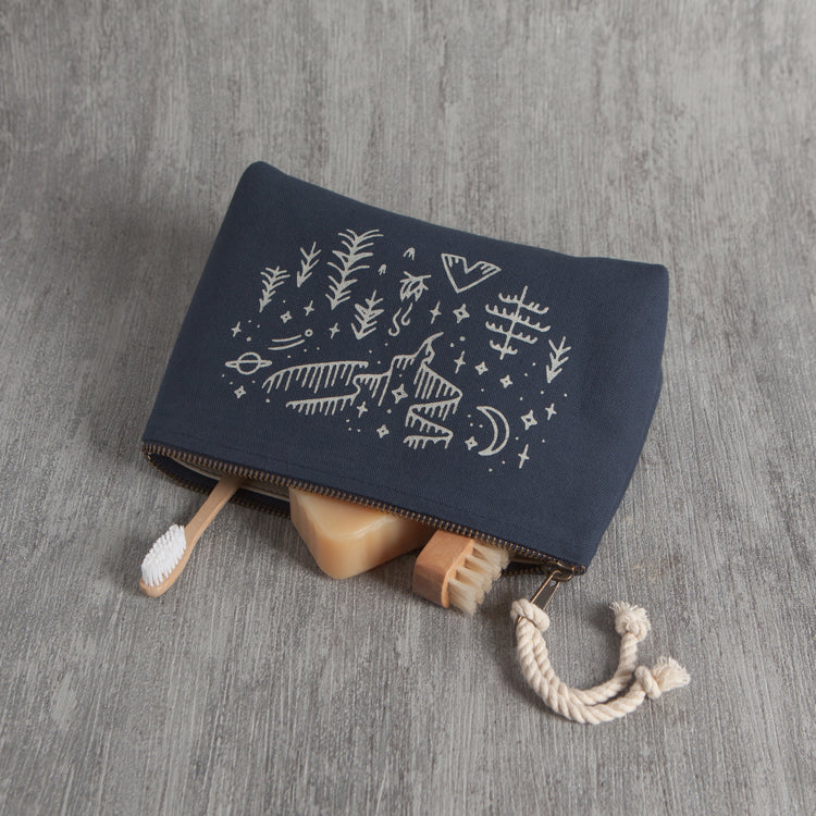 Stay Wild Small Cosmetic Bag