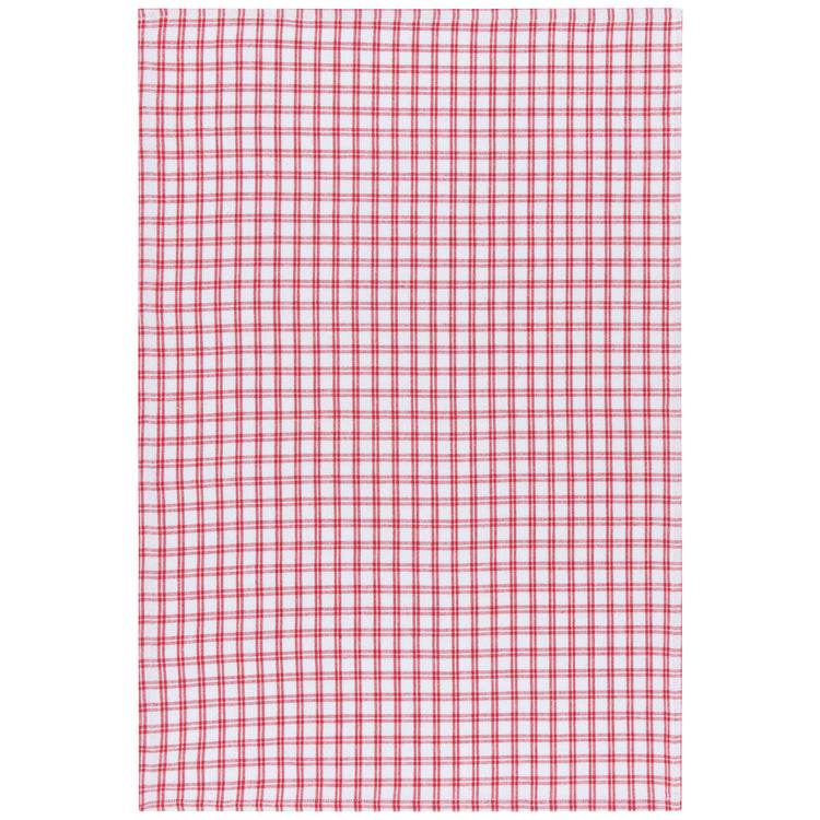 Tic Tac Toe Red Dishtowels Set of 3
