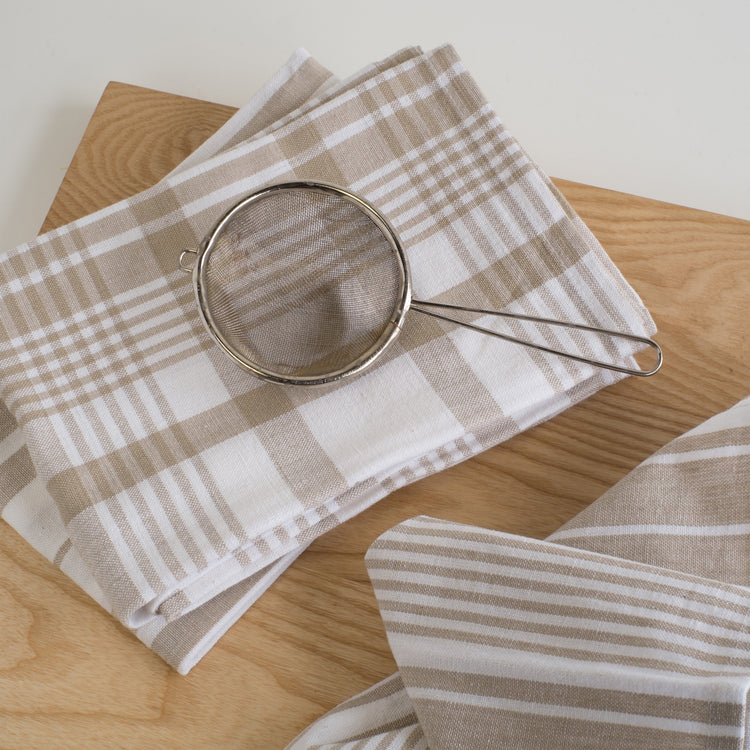 Jumbo Sandstone Dishtowels Set of 3