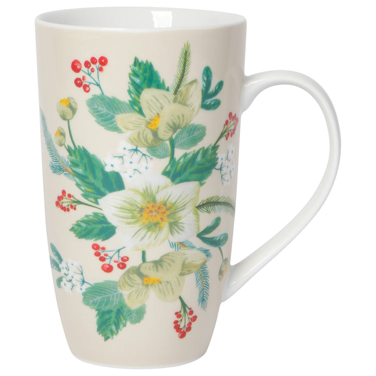 Winterblossom Porcelain Mug