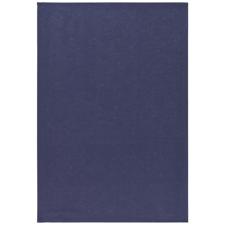 Moon Cool Blue Indigo Floursack Dishtowels Set of 3