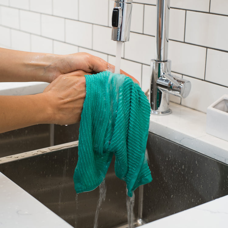 Ripple Lucite Green Dishcloth Set of 2