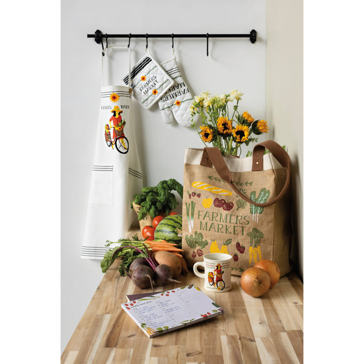 Farmers Market Spruce Oven Mitt