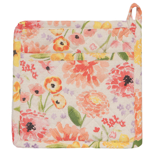 Cottage Floral Classic Potholder