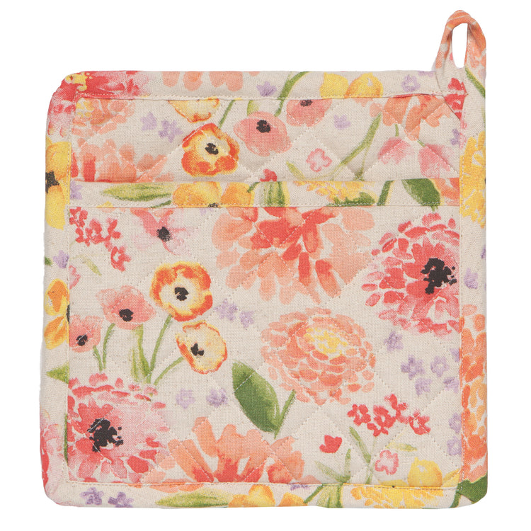 Cottage Floral Classic Potholder