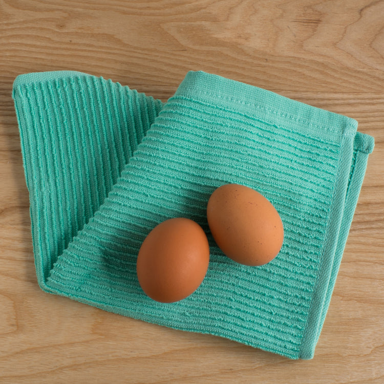 Ripple Lucite Green Dishcloth Set of 2