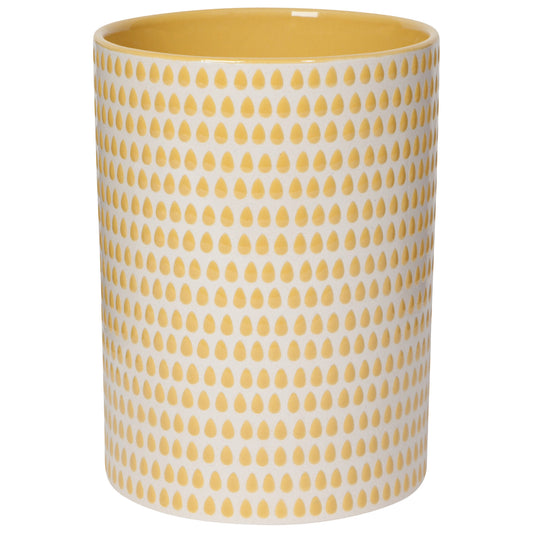 Ochre Cloudburst Utensil Crock
