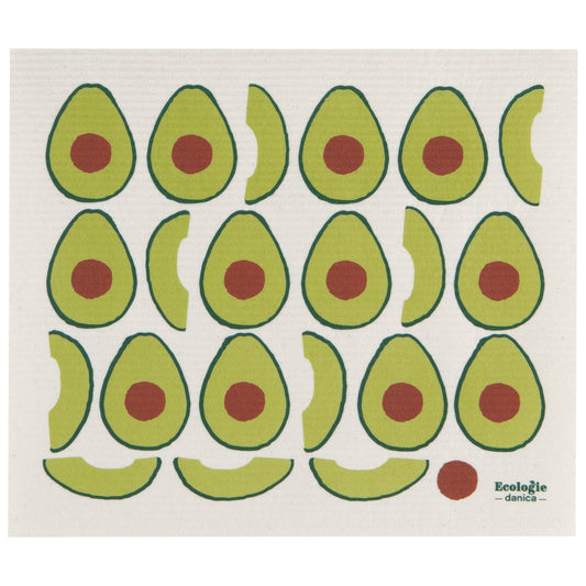 Avocados XL Swedish Sponge Cloth