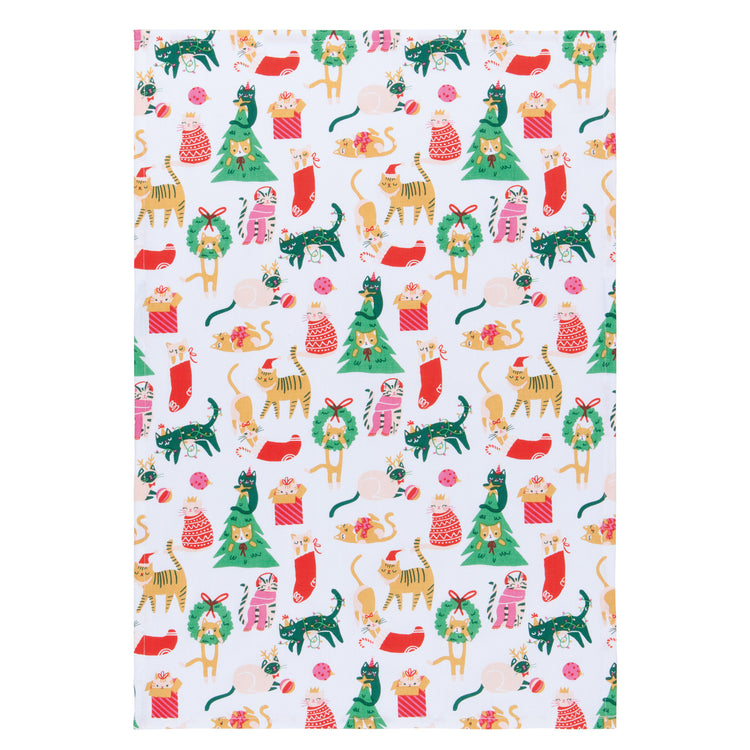 Let it Meow Dishtowels Set of 20 with Counter Display Unit