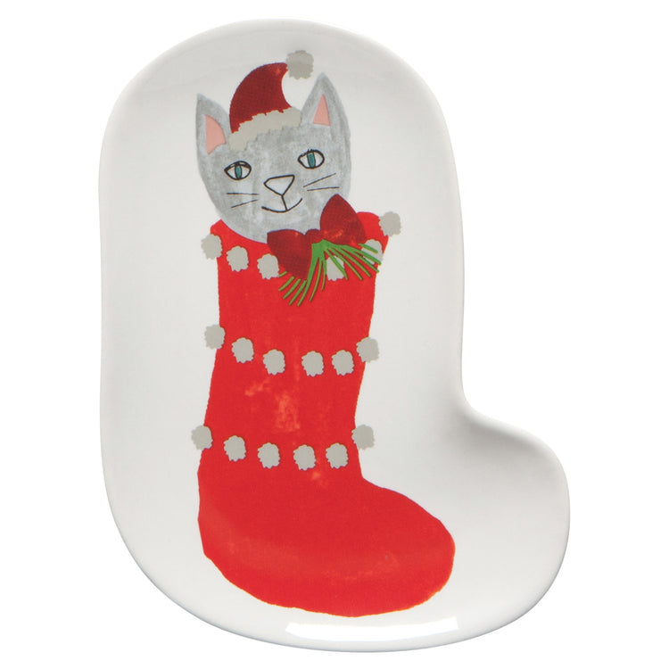 Meowy Christmas Shaped Dishes Set of 3