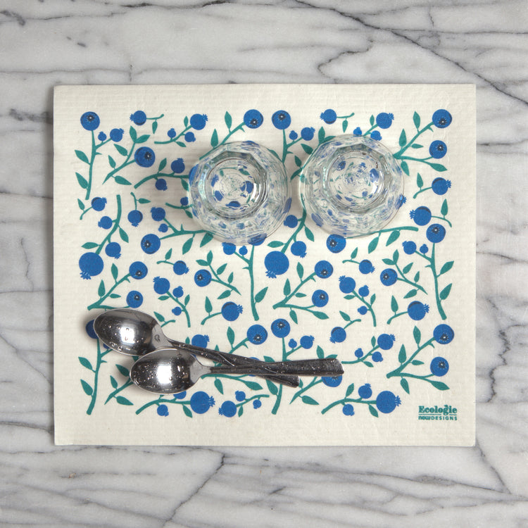 Blueberries XL Swedish Sponge Cloth
