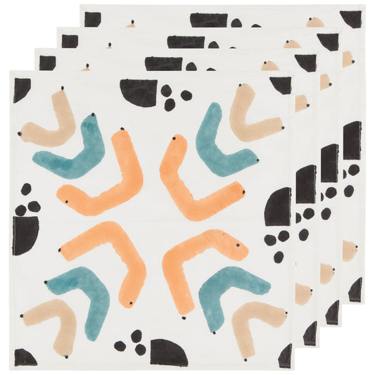 Echo Block Print Napkins Set of 4