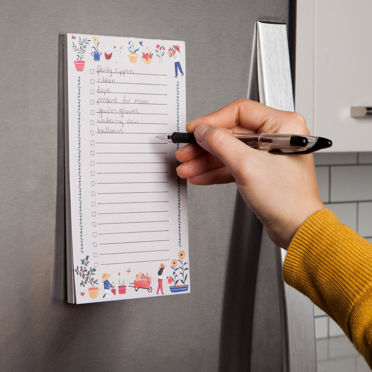 Green Thumb List It Magnetic Notepad