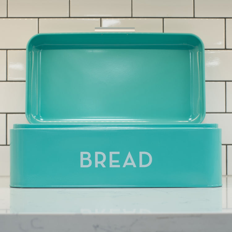 Turquoise Bread Bin